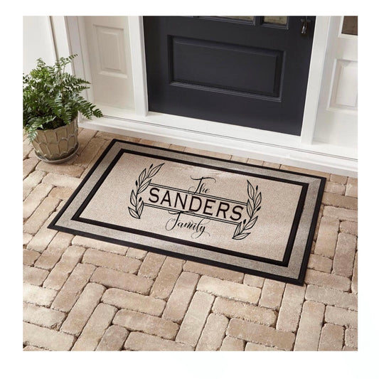 Personalized Floor Mat - Housewarming Gift - Door Mat - Custom Family Welcome - Closing Gift - Wedding Gift